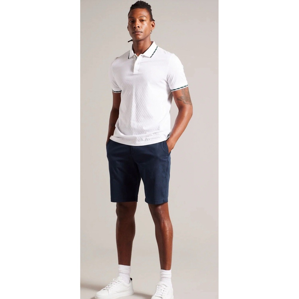 Ted Baker Alscot Shorts Chino‎ Navy Blue Golf Size 30R